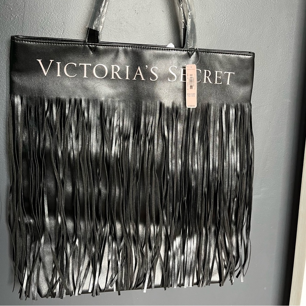 Victoria’s Secret tote bag with fringes